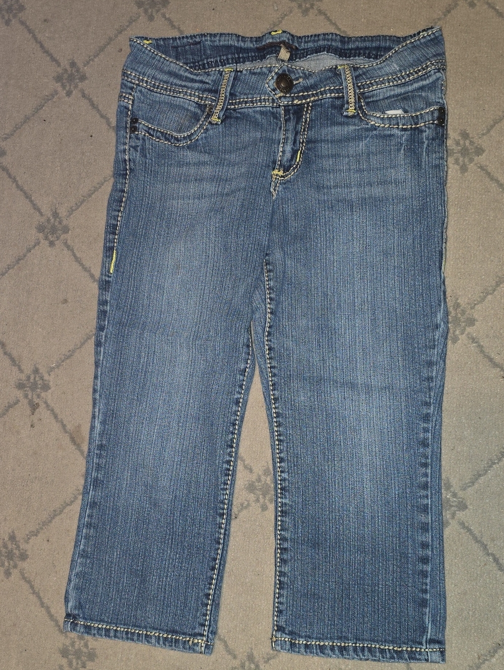 Hot Kiss 7 28 Women's Blue Straight Leg Denim Jeans